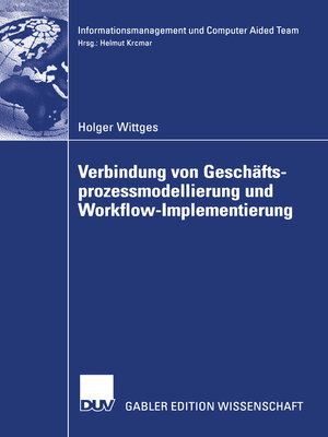 cover image of Verbindung von Geschäftsprozessmodellierung und Workflow-Implementierung